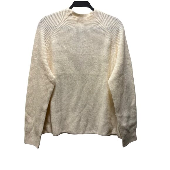 Halogen Womens Funnel Neck Ribbed Sweater XXL Ivory - Picture 2 of 5